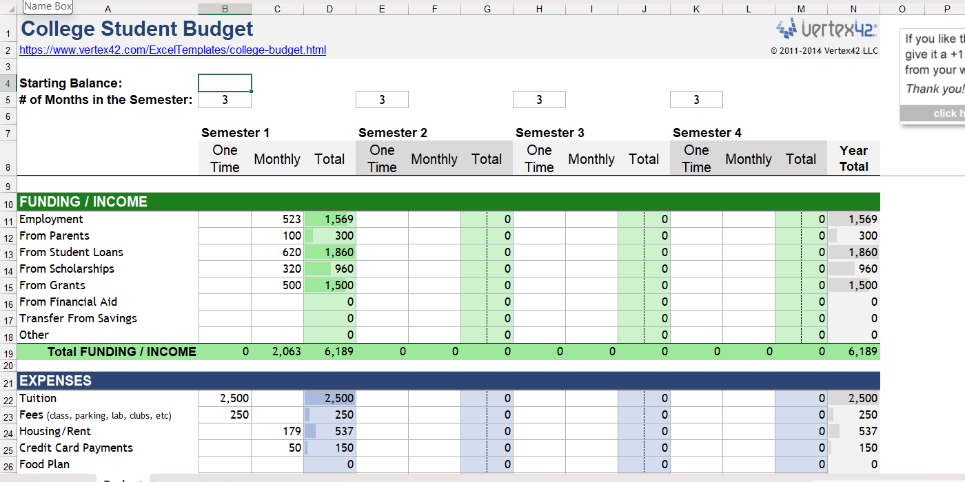 10 Personal Finance Excel Spreadsheet Templates For Managing Money