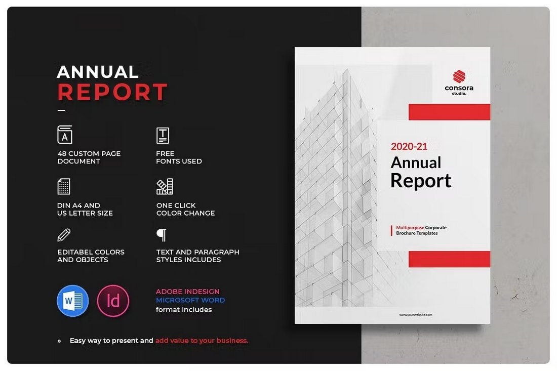 100 Annual Report Templates Word InDesign 2025 Design Shack