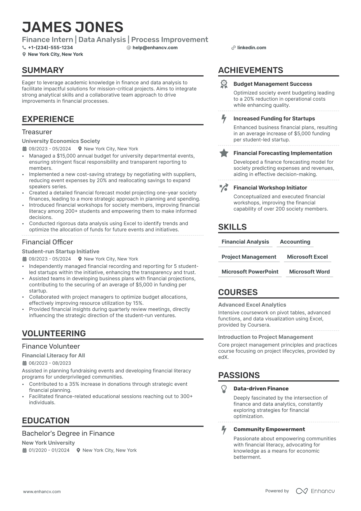 12 Finance Resume Examples Guide For 2025