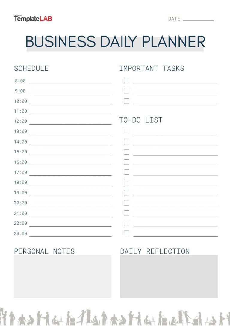 25 Printable Daily Planner Templates FREE In Word Excel PDF 
