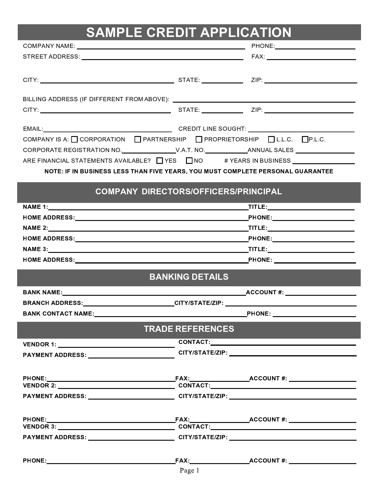 free printable business forms for small business