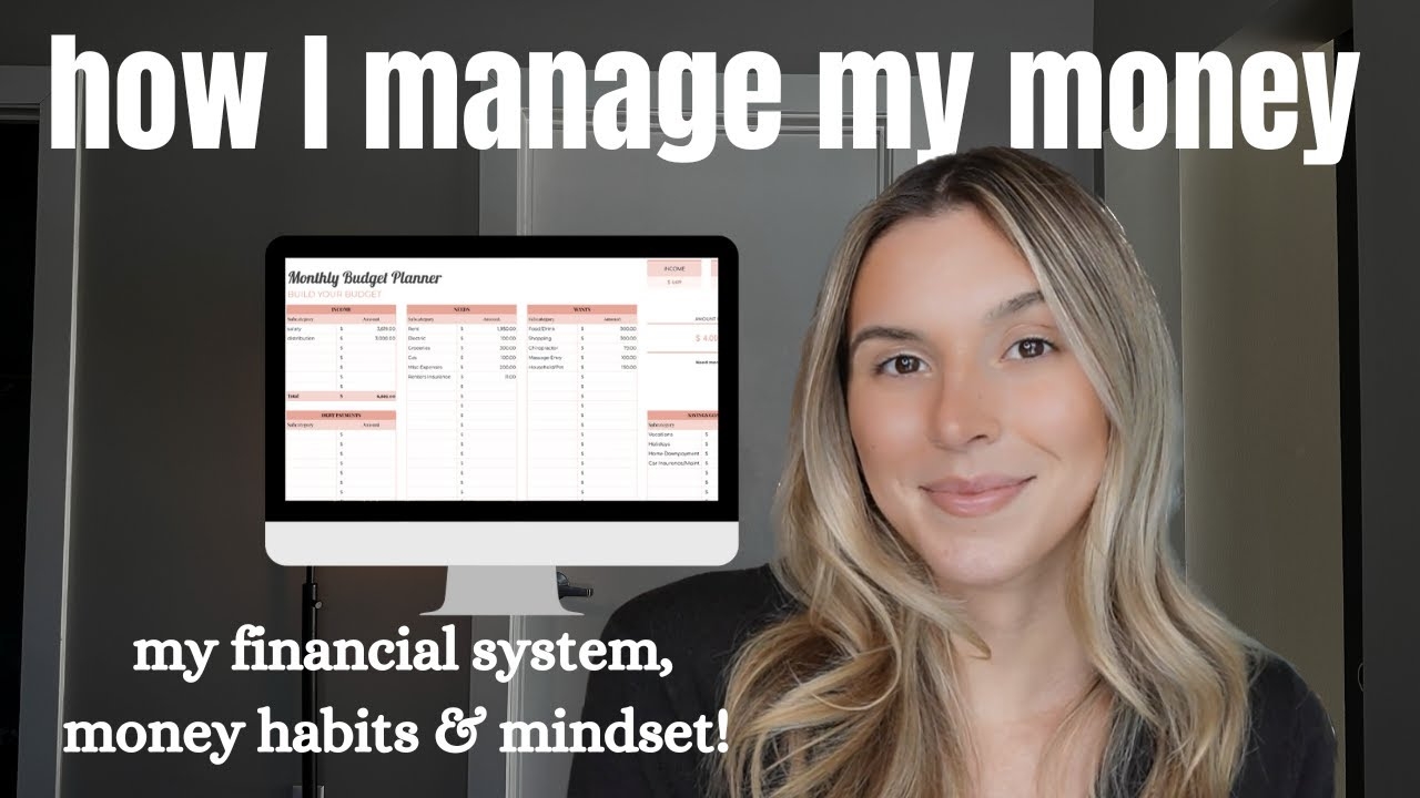 How I Manage My Money My Money Habits Financial System Money Mindset YouTube