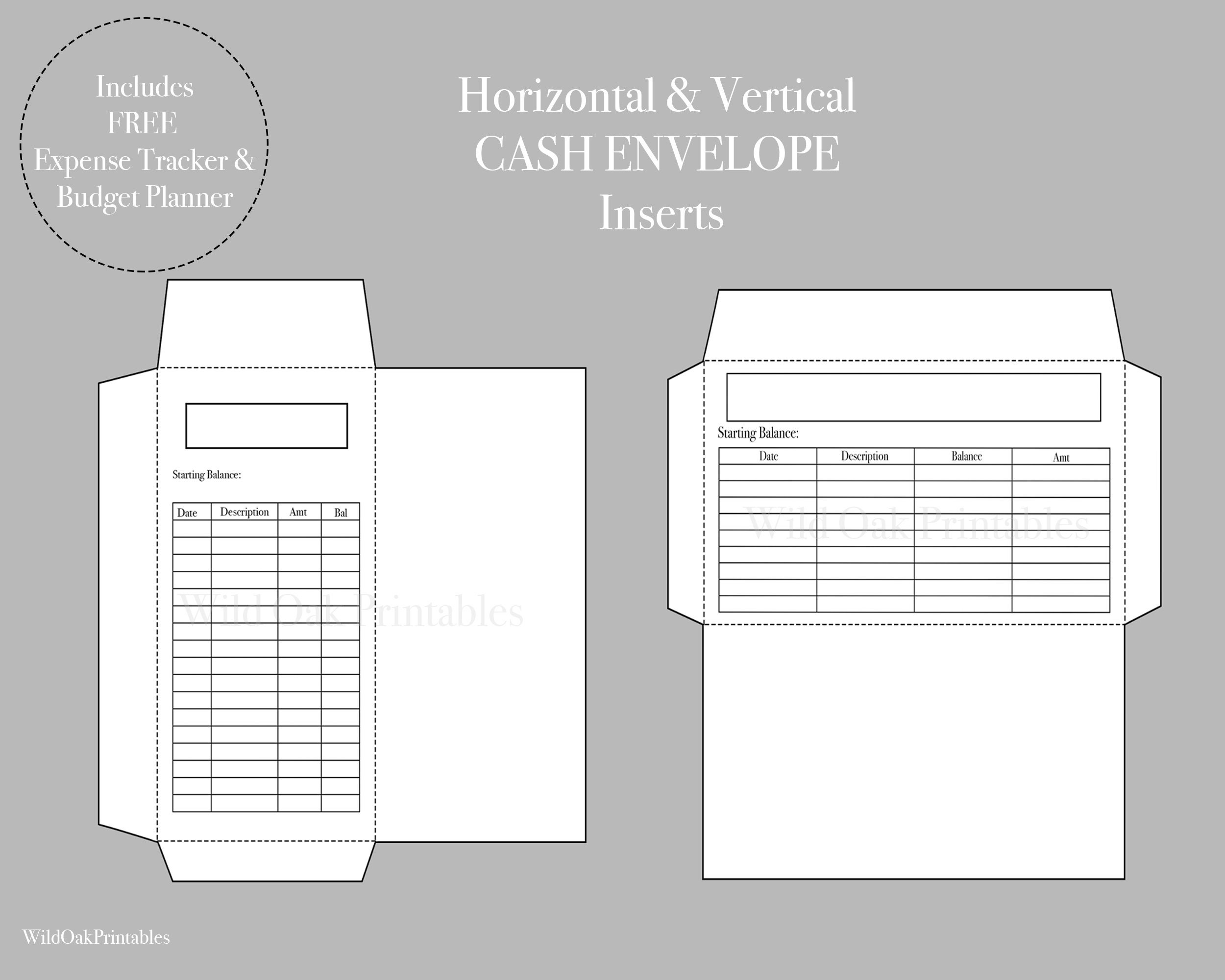 Printable Money Envelope Template Etsy
