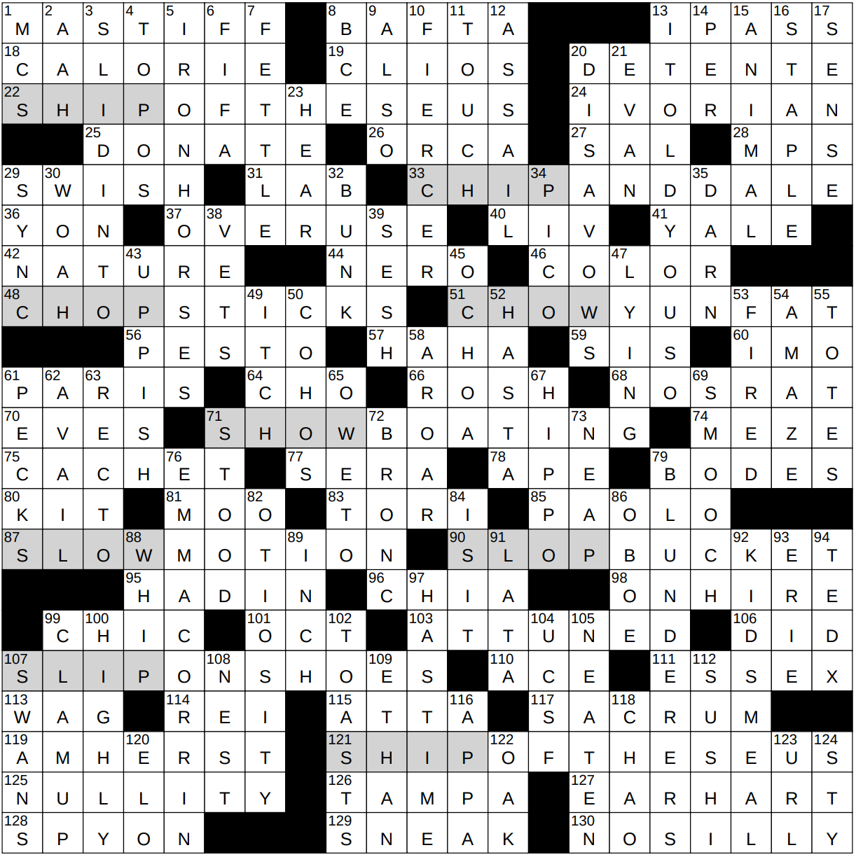 0507 23 NY Times Crossword 7 May 23 Sunday NYXCrossword