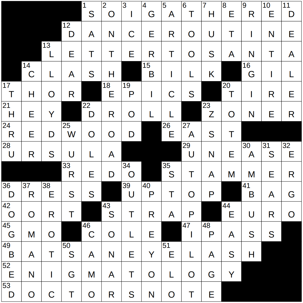 dazzle crossword clue
