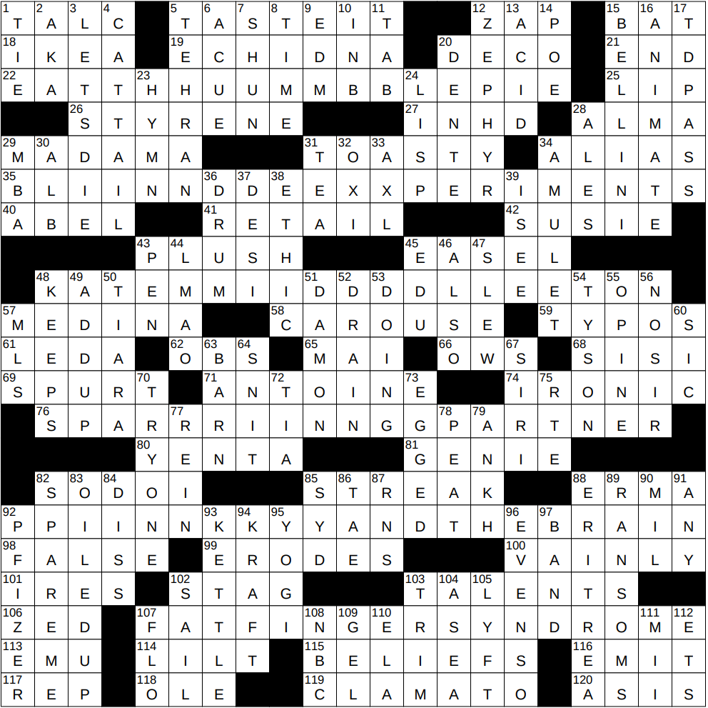 0707 24 NY Times Crossword 7 Jul 24 Sunday NYXCrossword