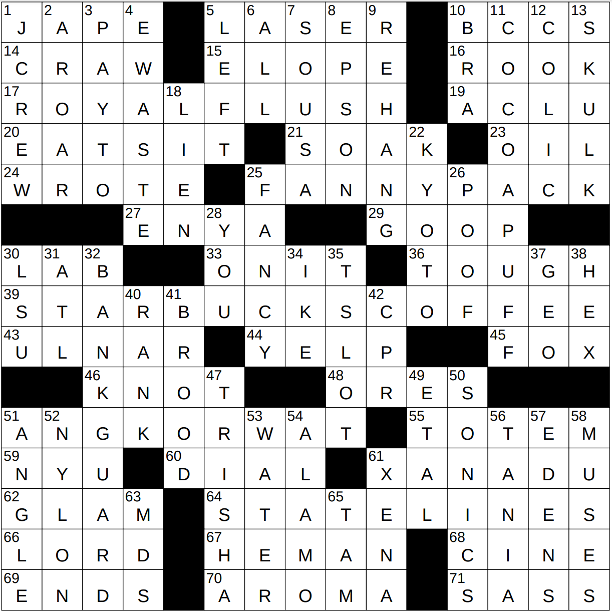 foolish crossword clue