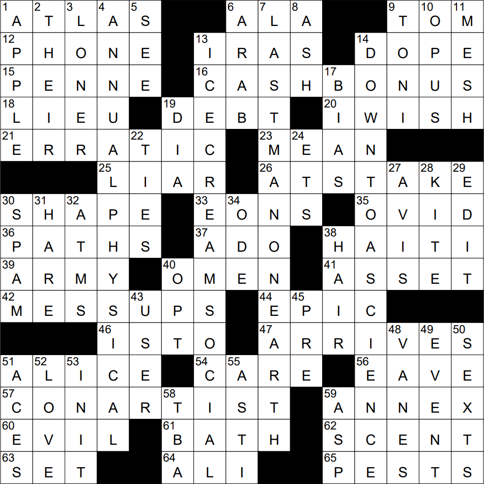 tubular pasta crossword clue