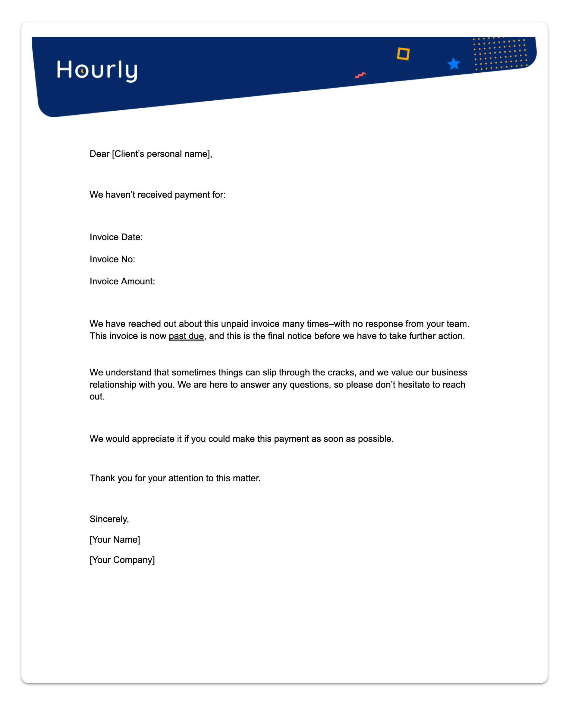 10 Ways To Get Clients To Pay Overdue Invoices Hourly Inc 