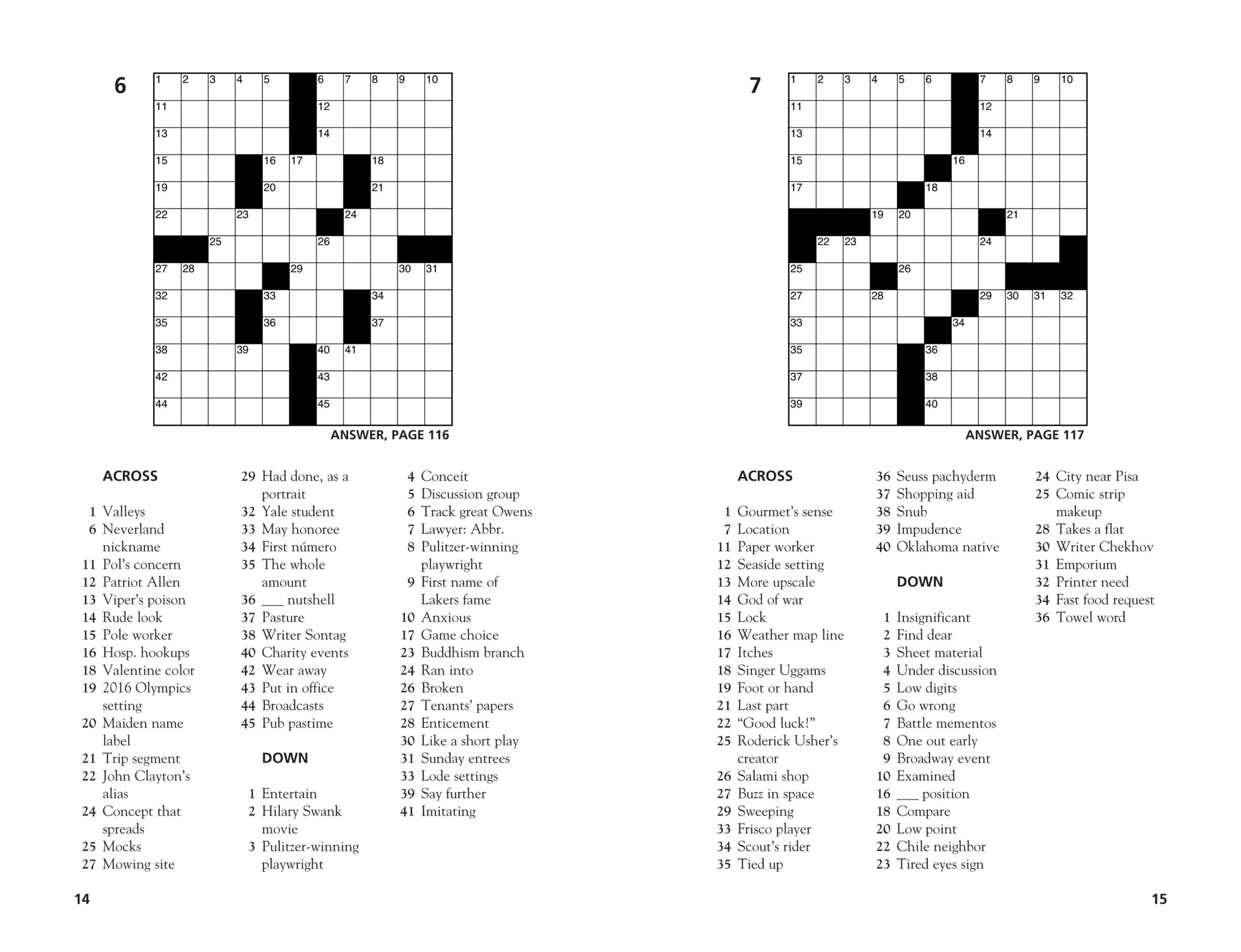 thomas joseph crossword puzzle today