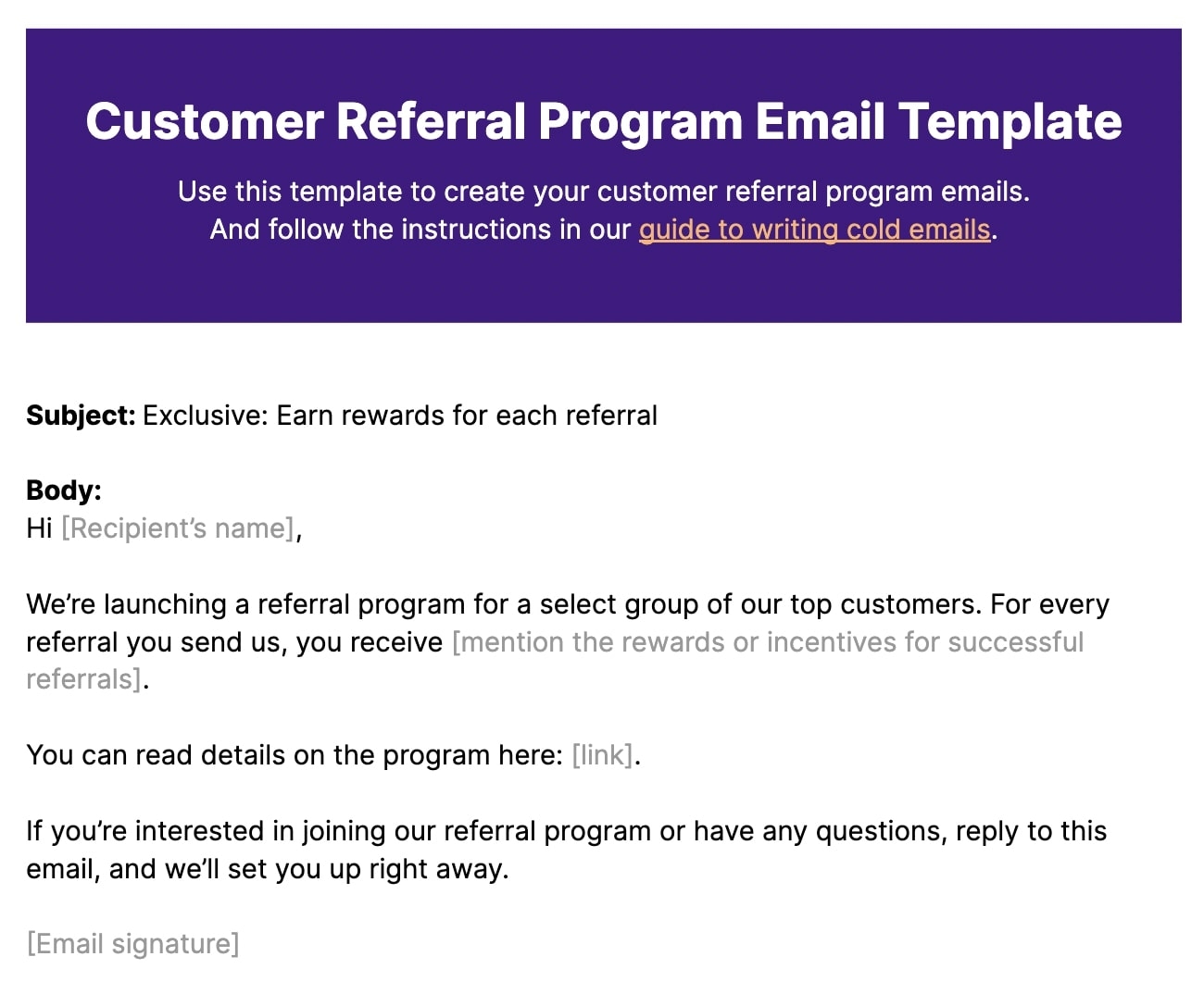 11 Cold Email Templates Sure To Attract Hot Leads 11 Cold Email Templates Sure To Attract Hot Leads