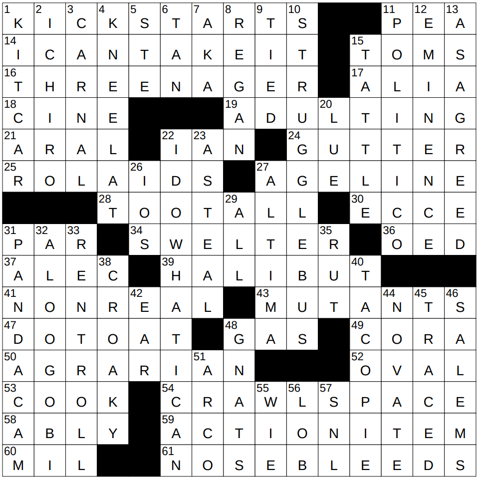 lived in nyt crossword