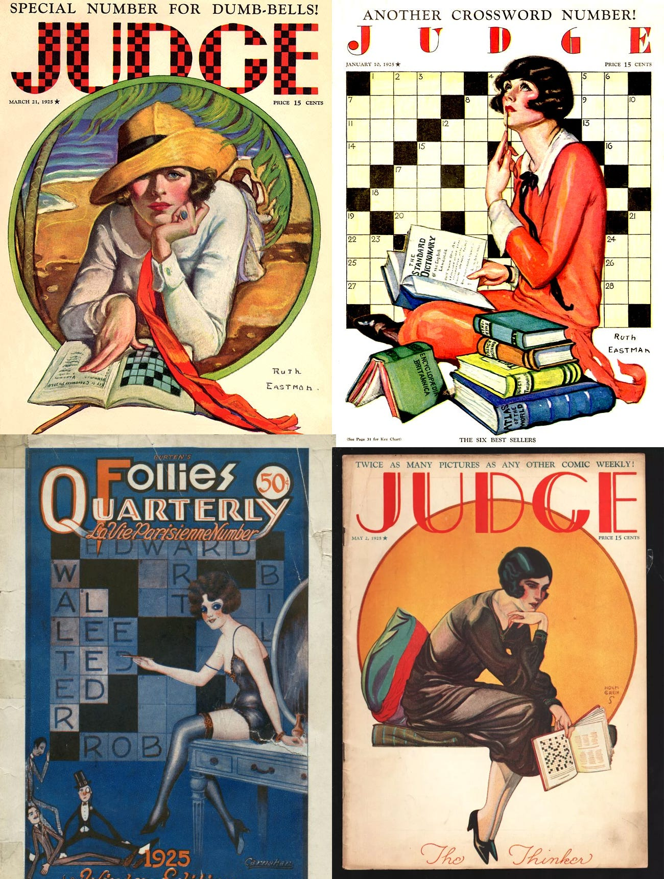 1925 The Year In Crosswords 1 Of 4 T Campbell s Grid