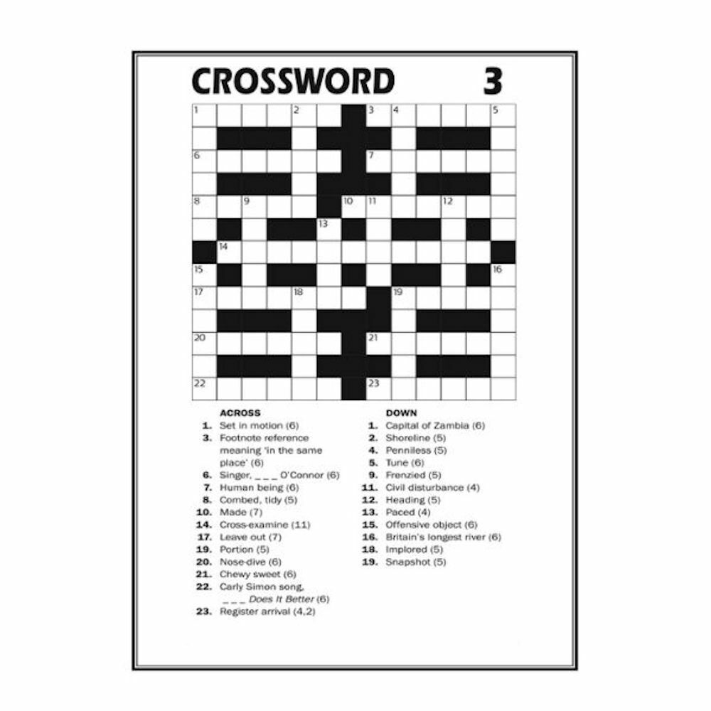 2 X Large Print Crossword Puzzle Books Book 325 Puzzles A4 Pages Trivia Fun For Sale Online EBay Australia