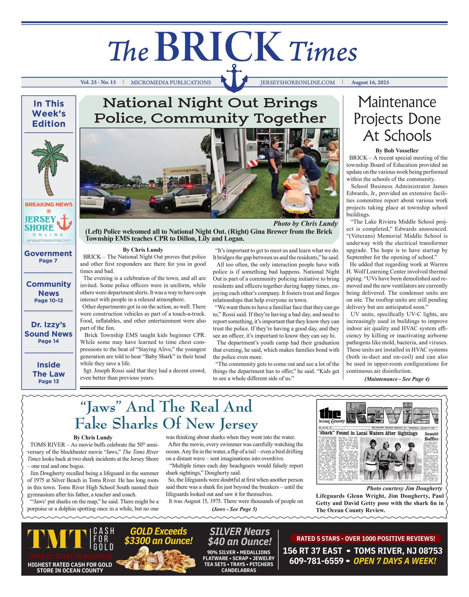 2025 08 16 The Brick Times By Jersey Shore Online Issuu