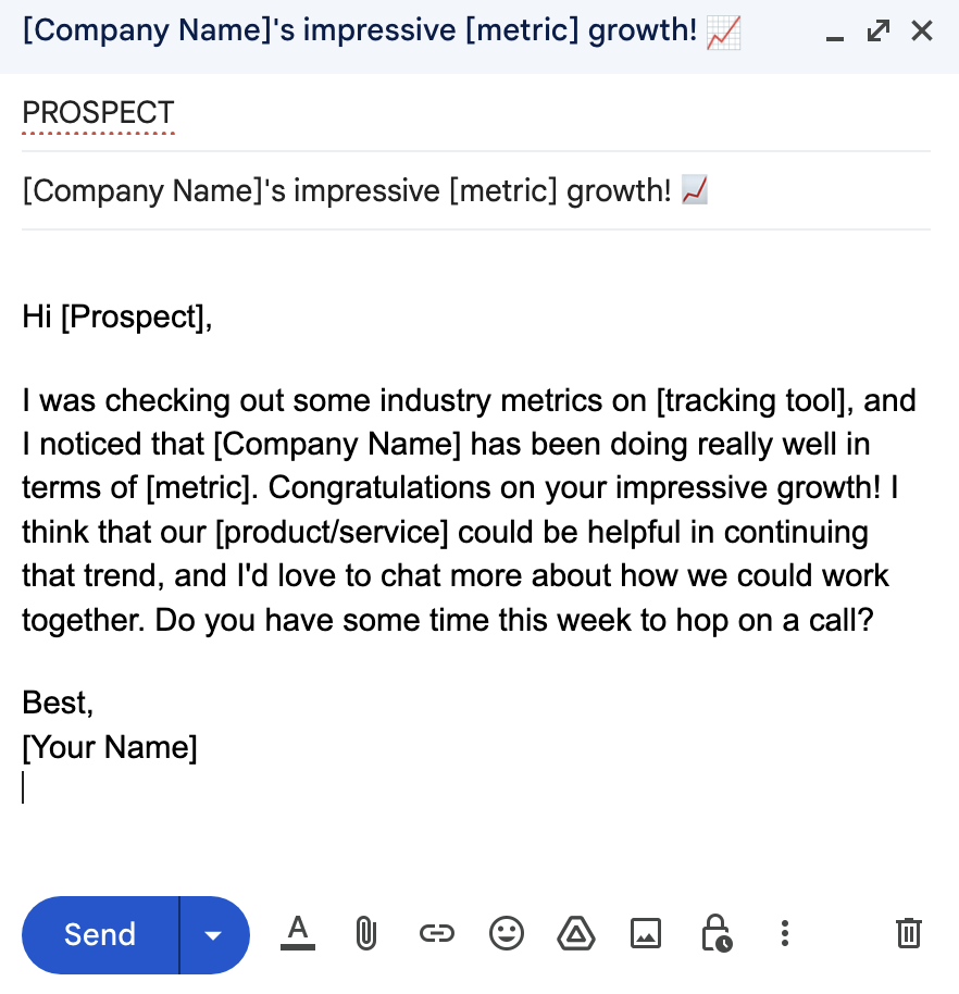 sample sales follow up email template