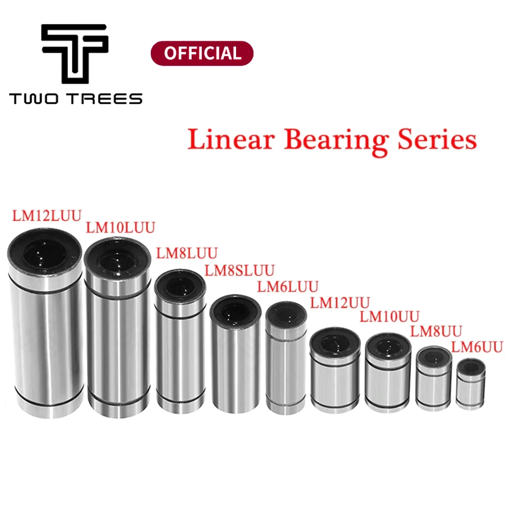 2pcs lot Linear Ball Bearings LM6LUU LM8LUU LM10LUU Bearings Crossword Clue Bush Bushing 3D Printers Parts Aluminum Accessories AliExpress