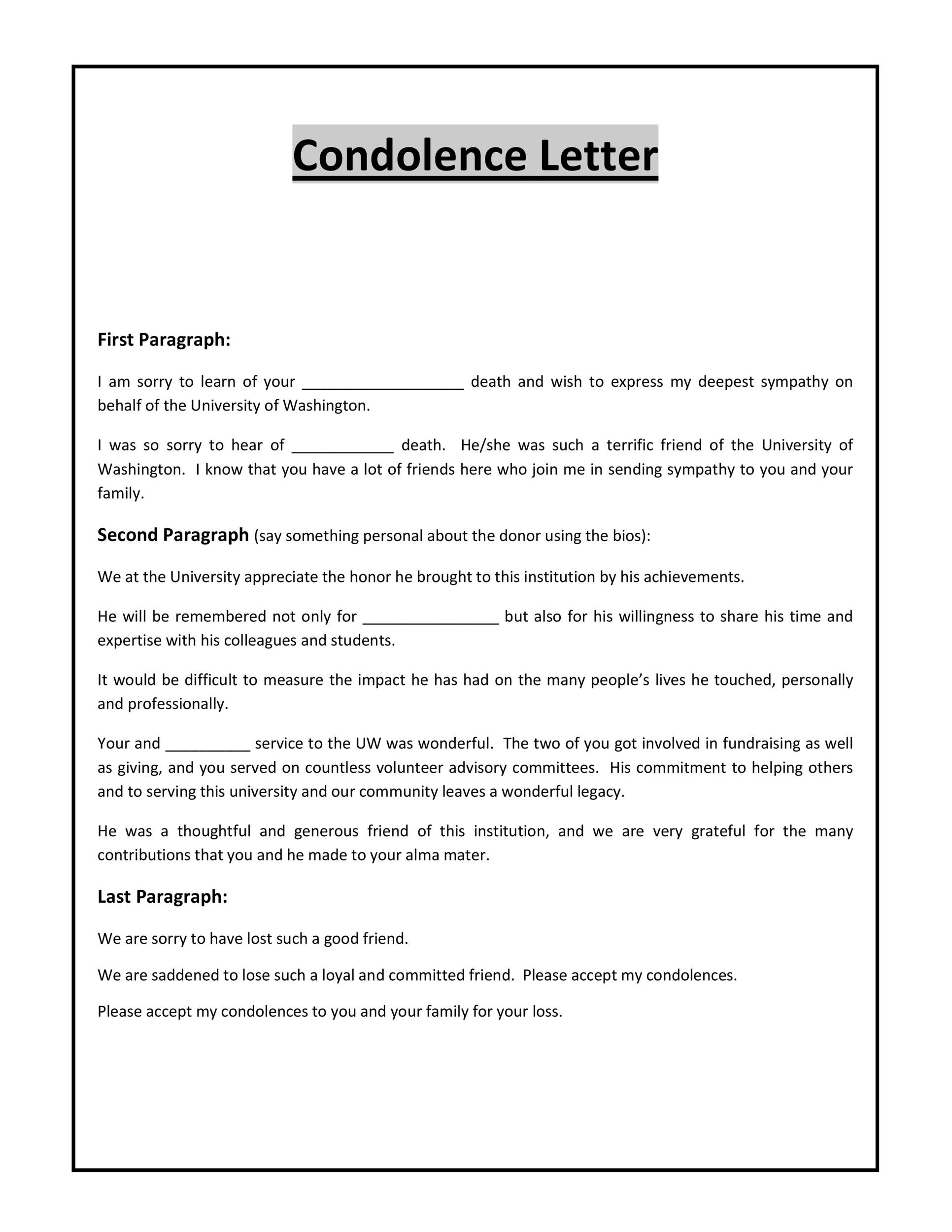 bereavement ment leave request email template