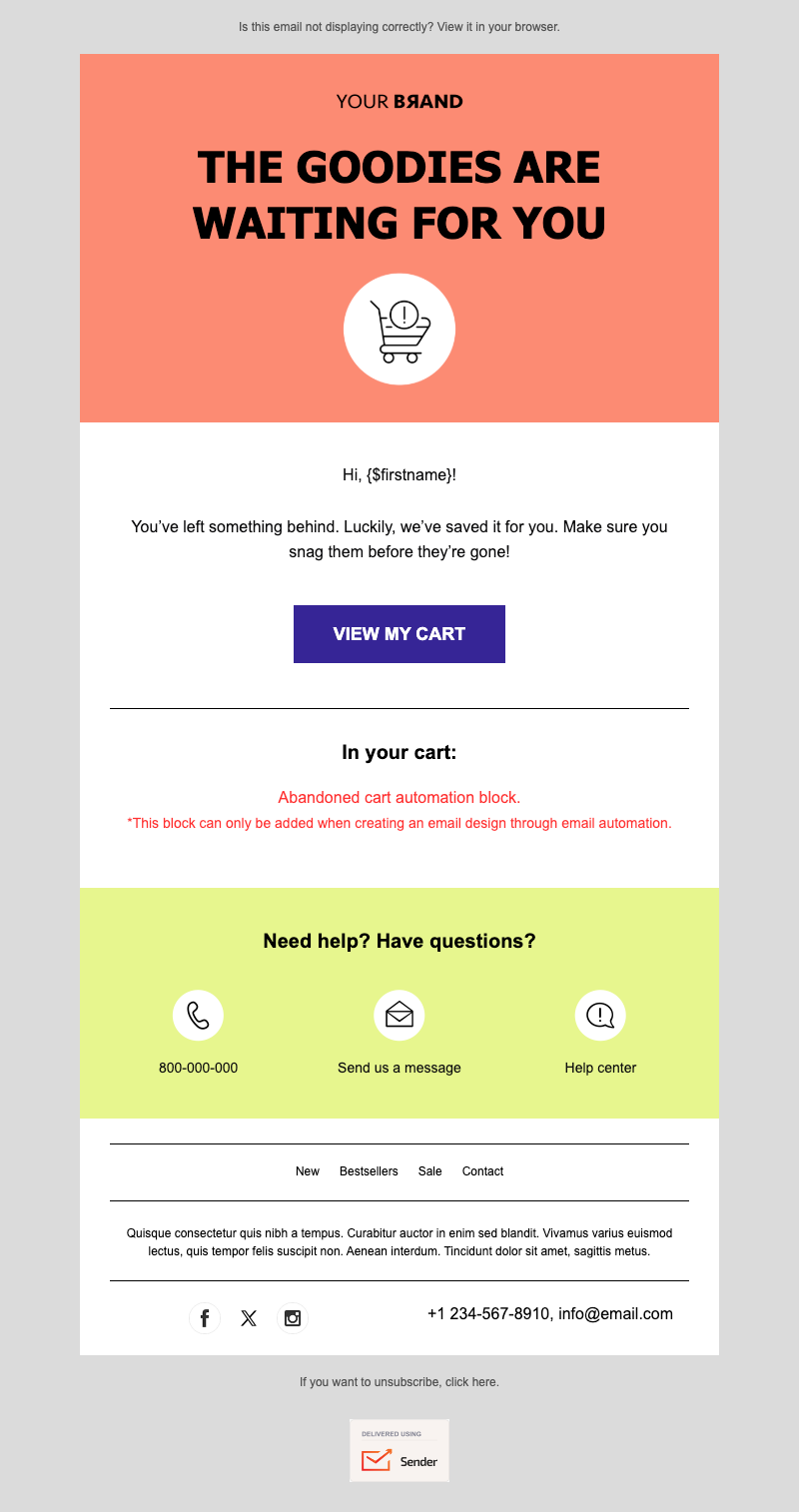 Abandoned Cart Email Templates Re engage Shoppers Abandoned Cart Email Templates Re engage Shoppers
