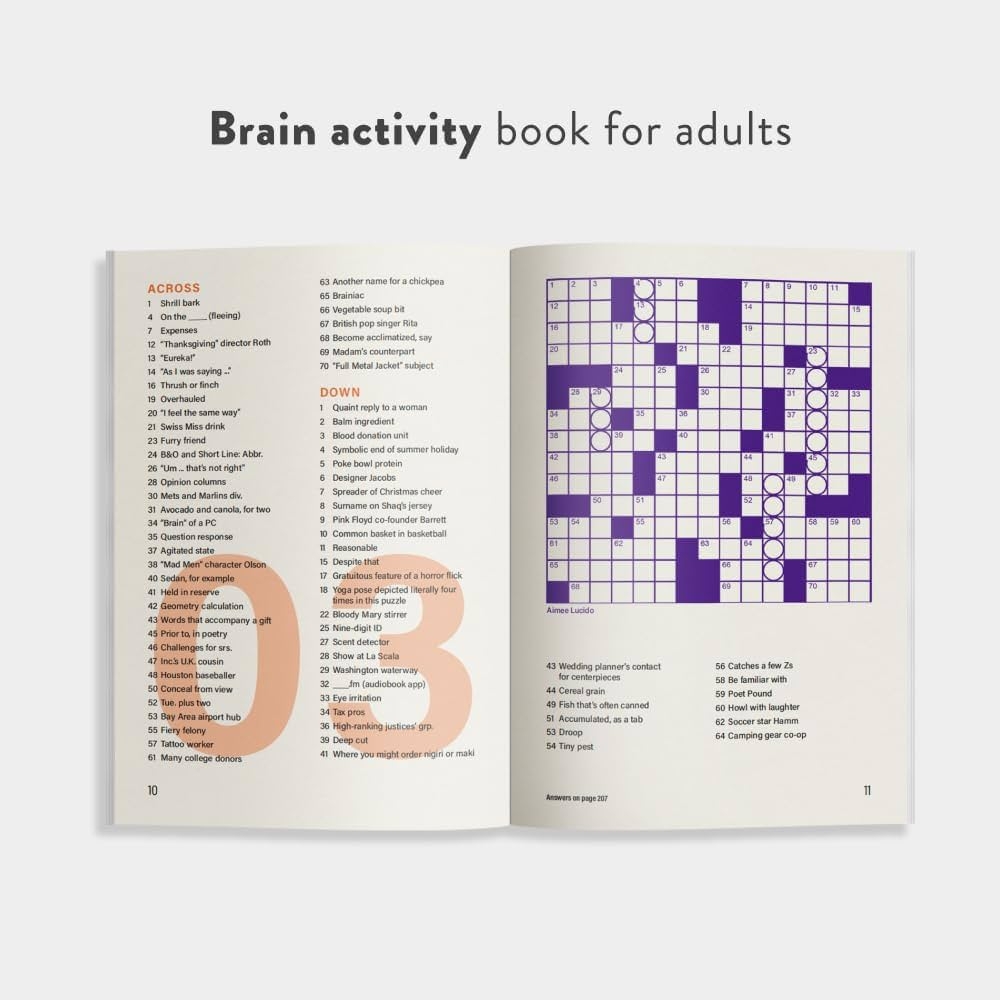 Amazon 100 Stress Relieving Crossword Puzzles To Sharpen Your Mind Presented By Maria Shriver Patrick Schwarzenegger And MOSH Puzzle Books For Brain Health 9781963183337 Shriver Maria Schwarzenegger Patrick MOSH Blue Star Press Books