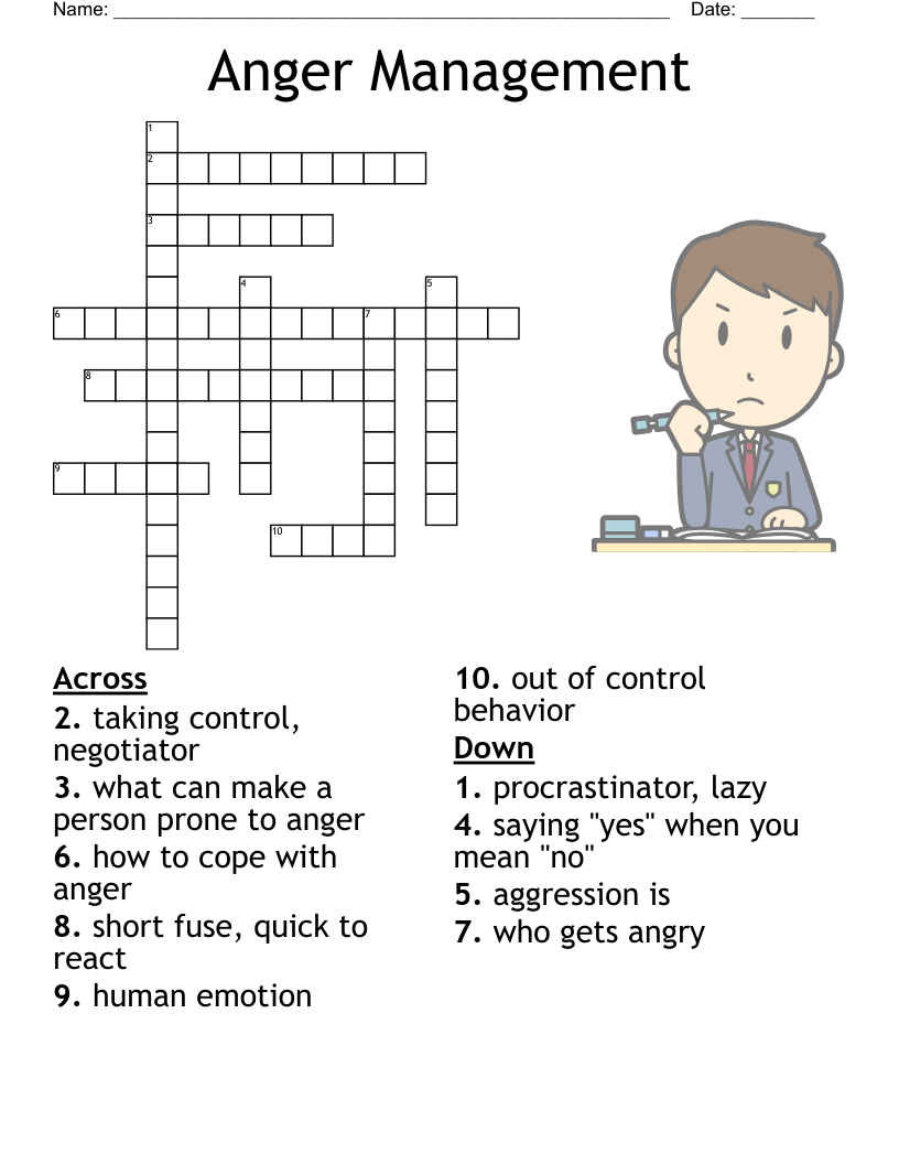 fury crossword clue
