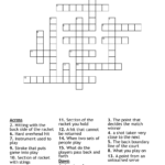 Badminton Crossword WordMint