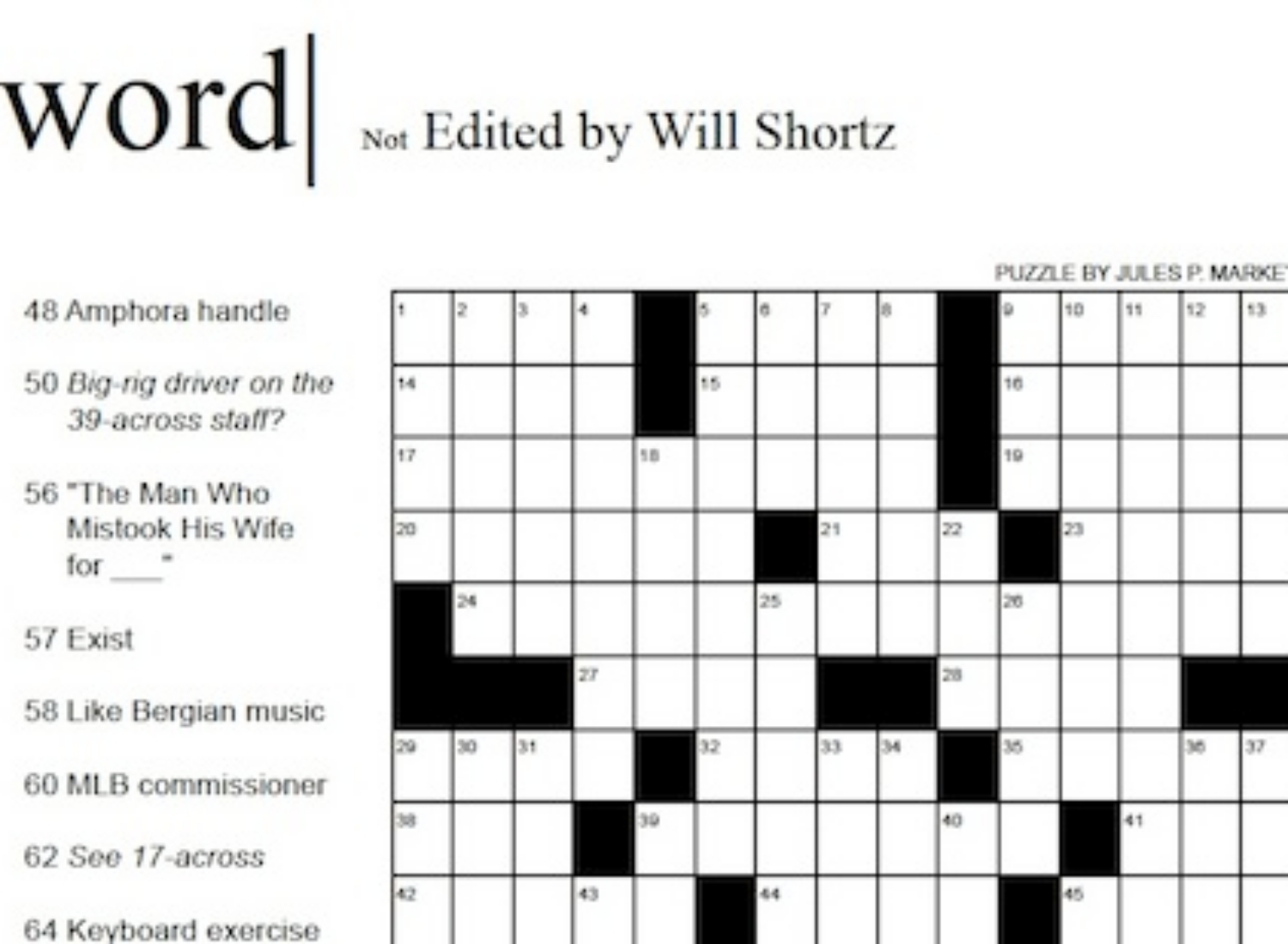 talk on and on crossword clue