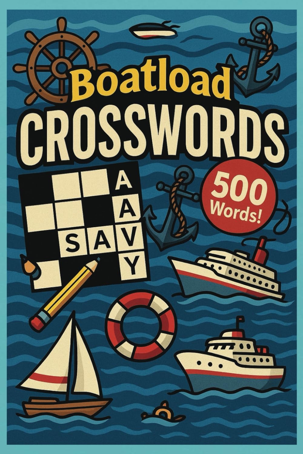 Boatload Of Crossword Puzzles Nautical Fun For Sea Lovers Sail Through 50 Ocean Sailing Sea Life Puzzles Large Print For Adults Scheich Oliver Amazon au Books