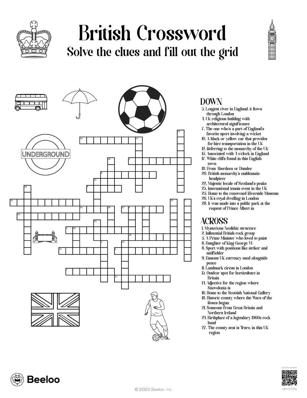 english river crossword clue
