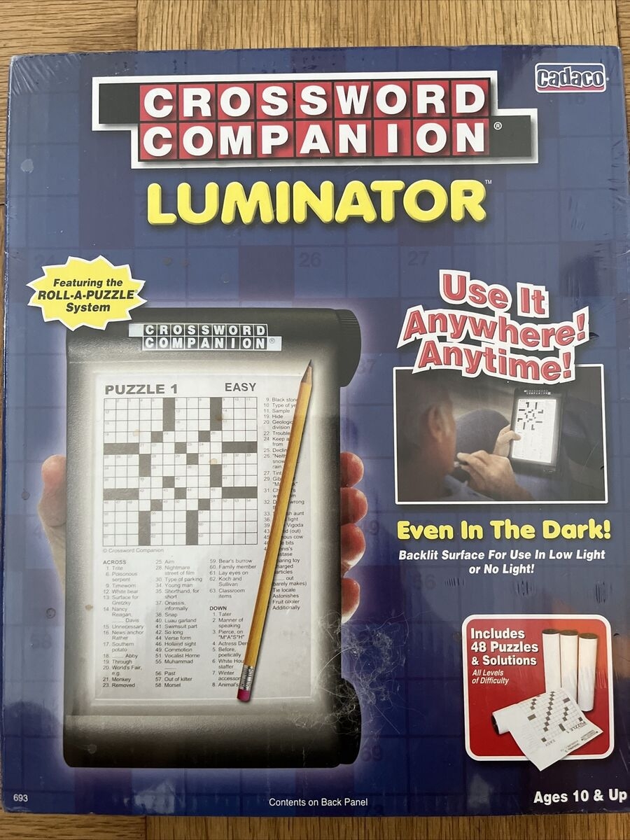 Cadaco Crossword Companion Luminator EBay