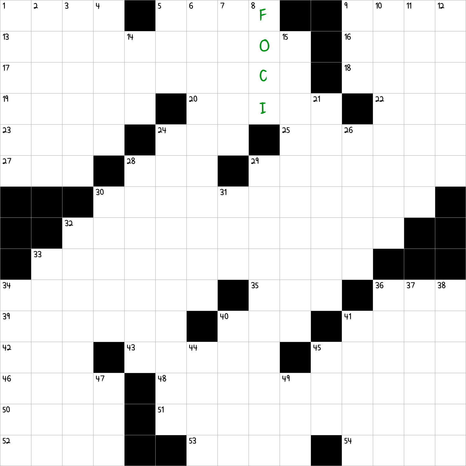 Central Points NYT Crossword Clue December 14 2024