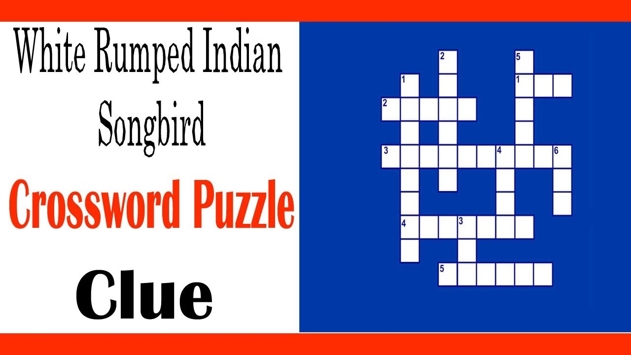 Common Songbird Crossword Sarahclicatrelee1971 s Ownd