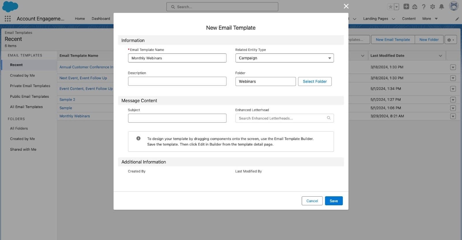 Create A Personalized Email Template Salesforce Trailhead