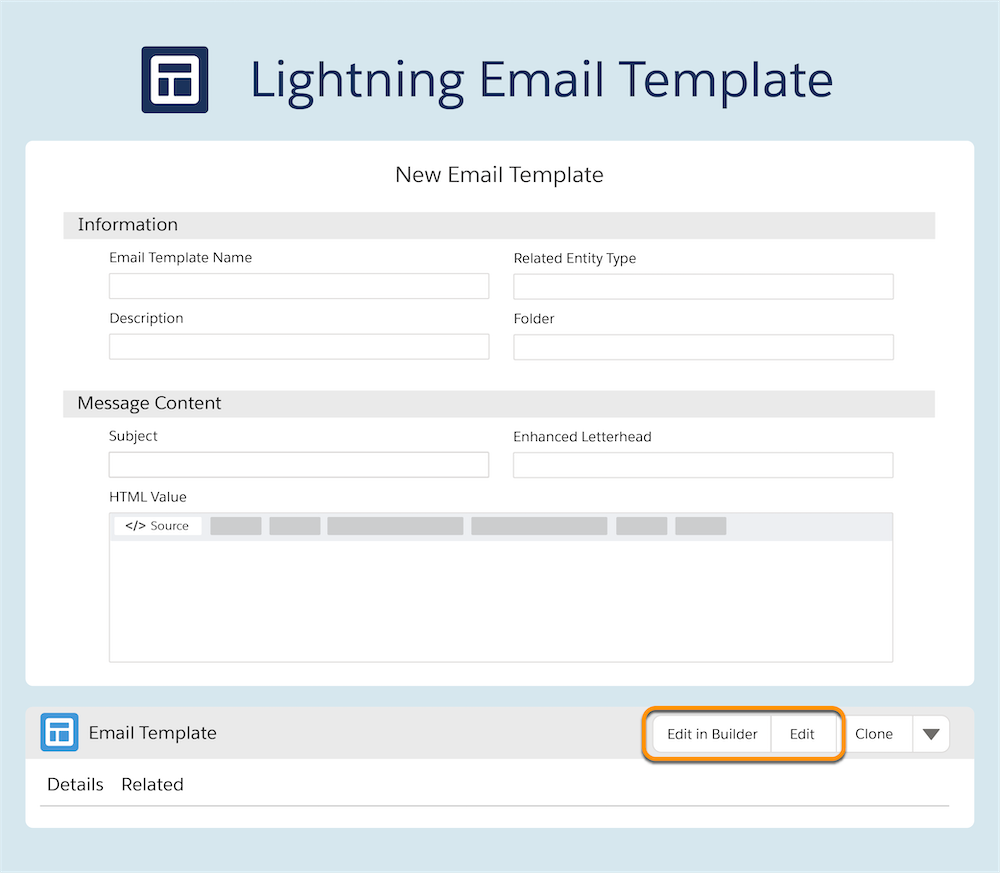 Create An Email Template In Lightning Experience