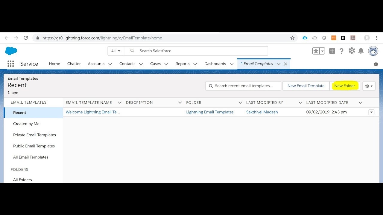 create a template email in saolesforce