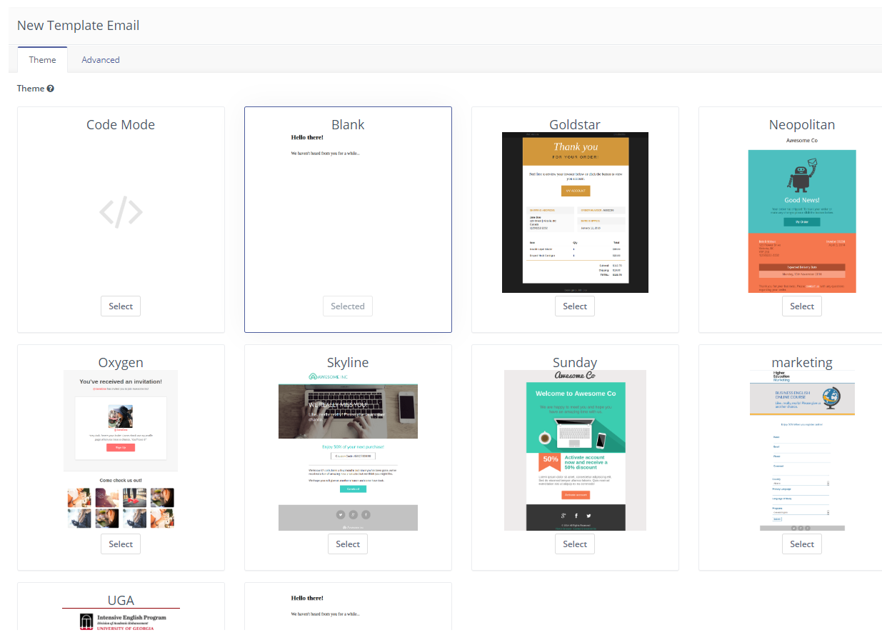 Create Template Emails In Mautic Email Marketing For Schools