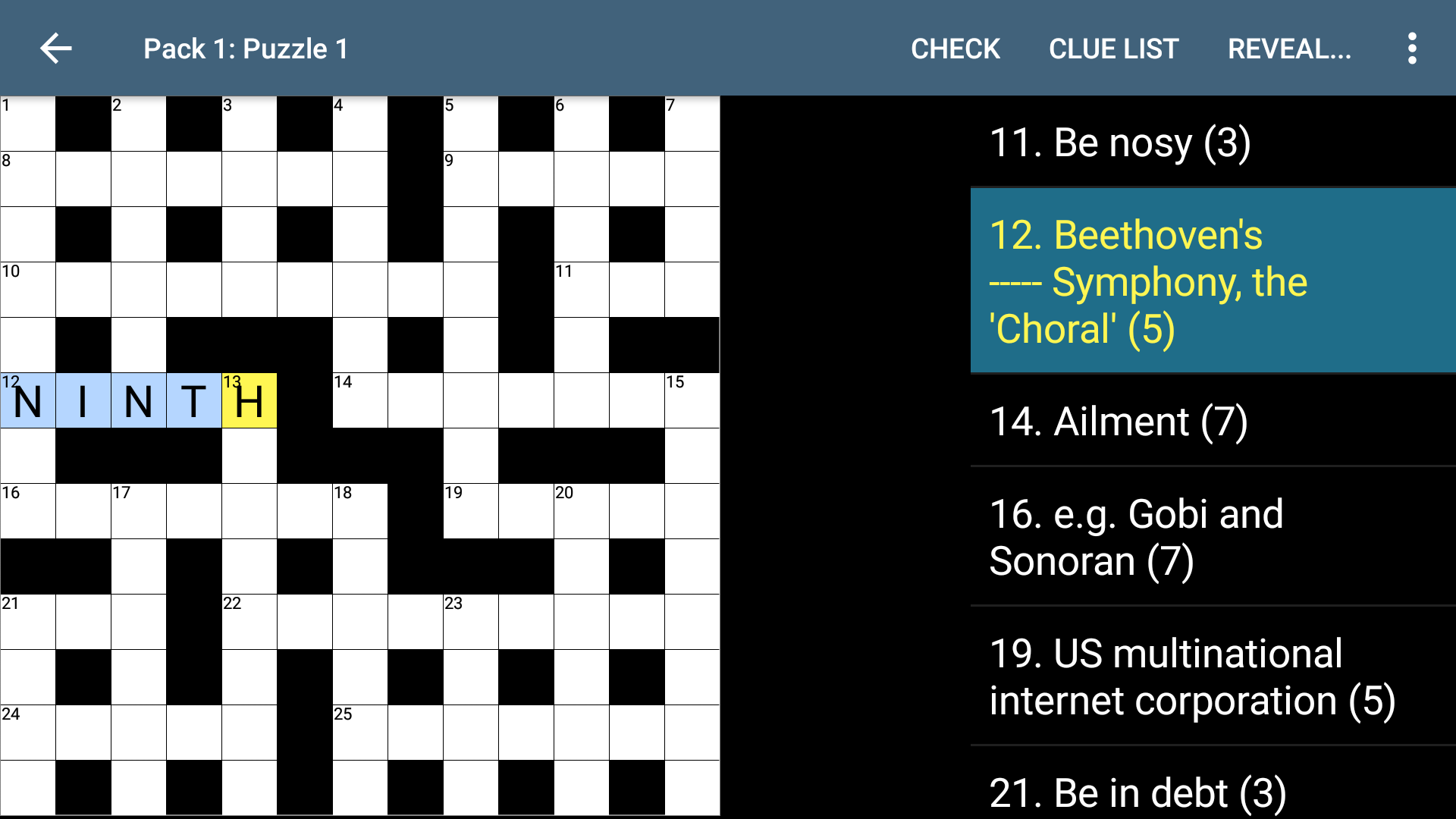 Crossword App On The Amazon Appstore