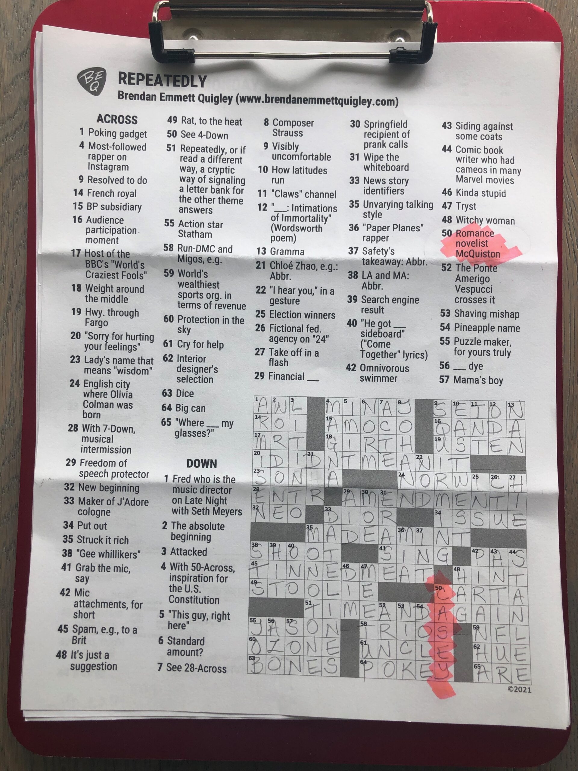 aim crossword clue