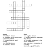 Crossword For The Novel The Novice WordMint