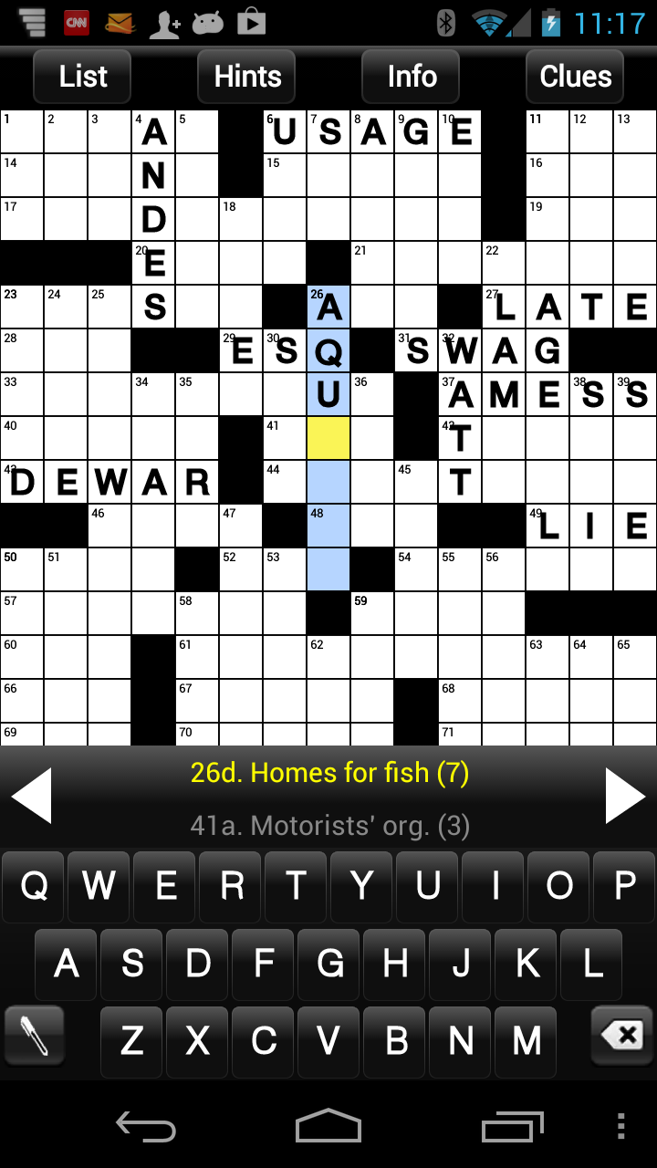 Crosswords App On Amazon Appstore