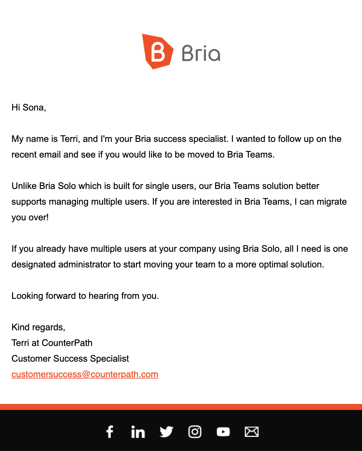 Customer Service Follow Up Email Templates LiveAgent