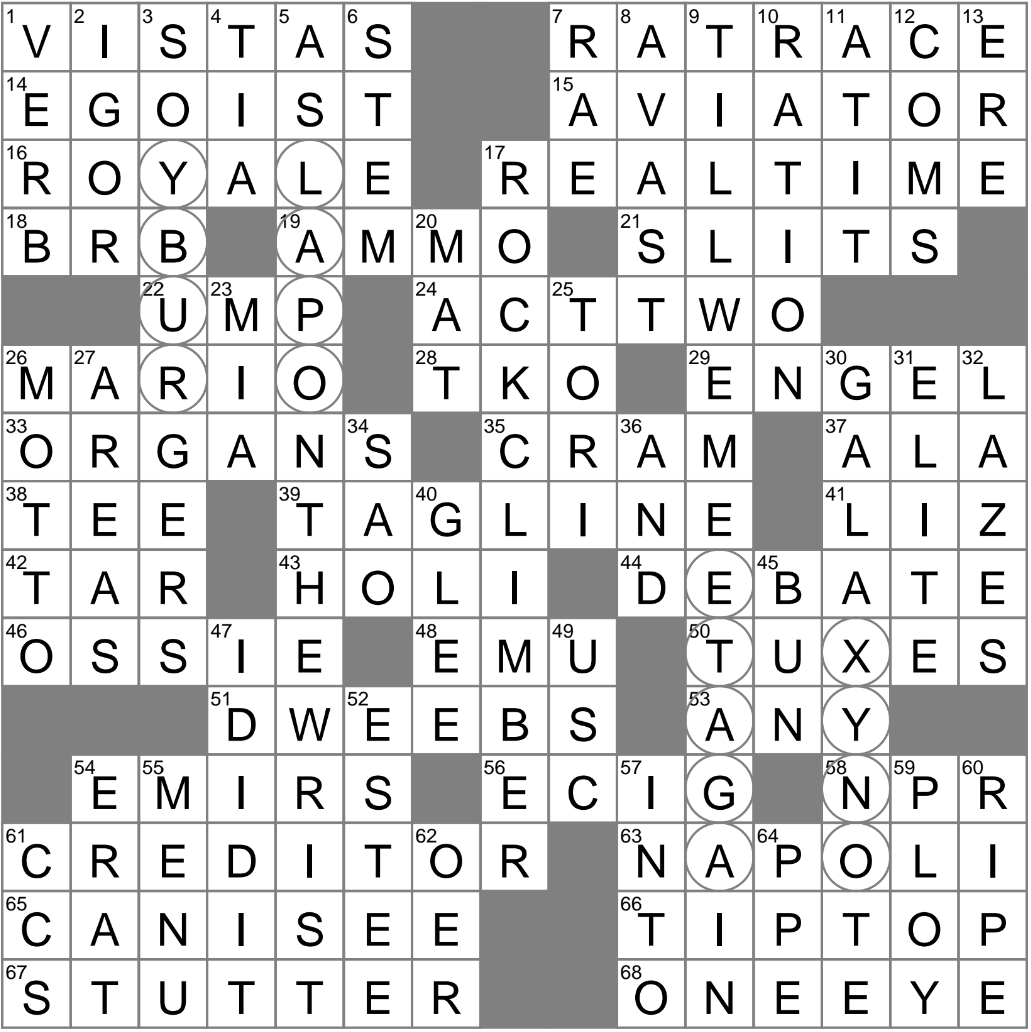 part of qed crossword clue
