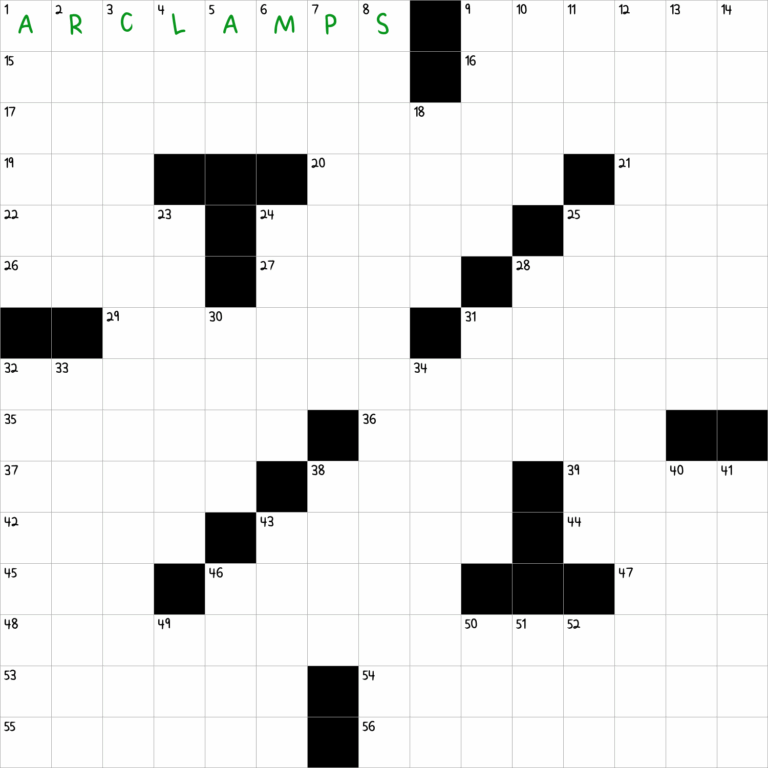 Early Electric Lights NYT Crossword Clue November 2 2024