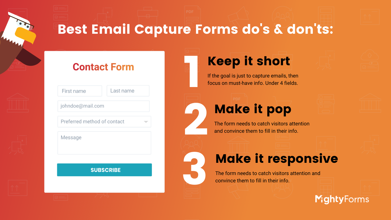 Email Capture Landing Page Vs Pop Up what Brings In More Leads MightyForms