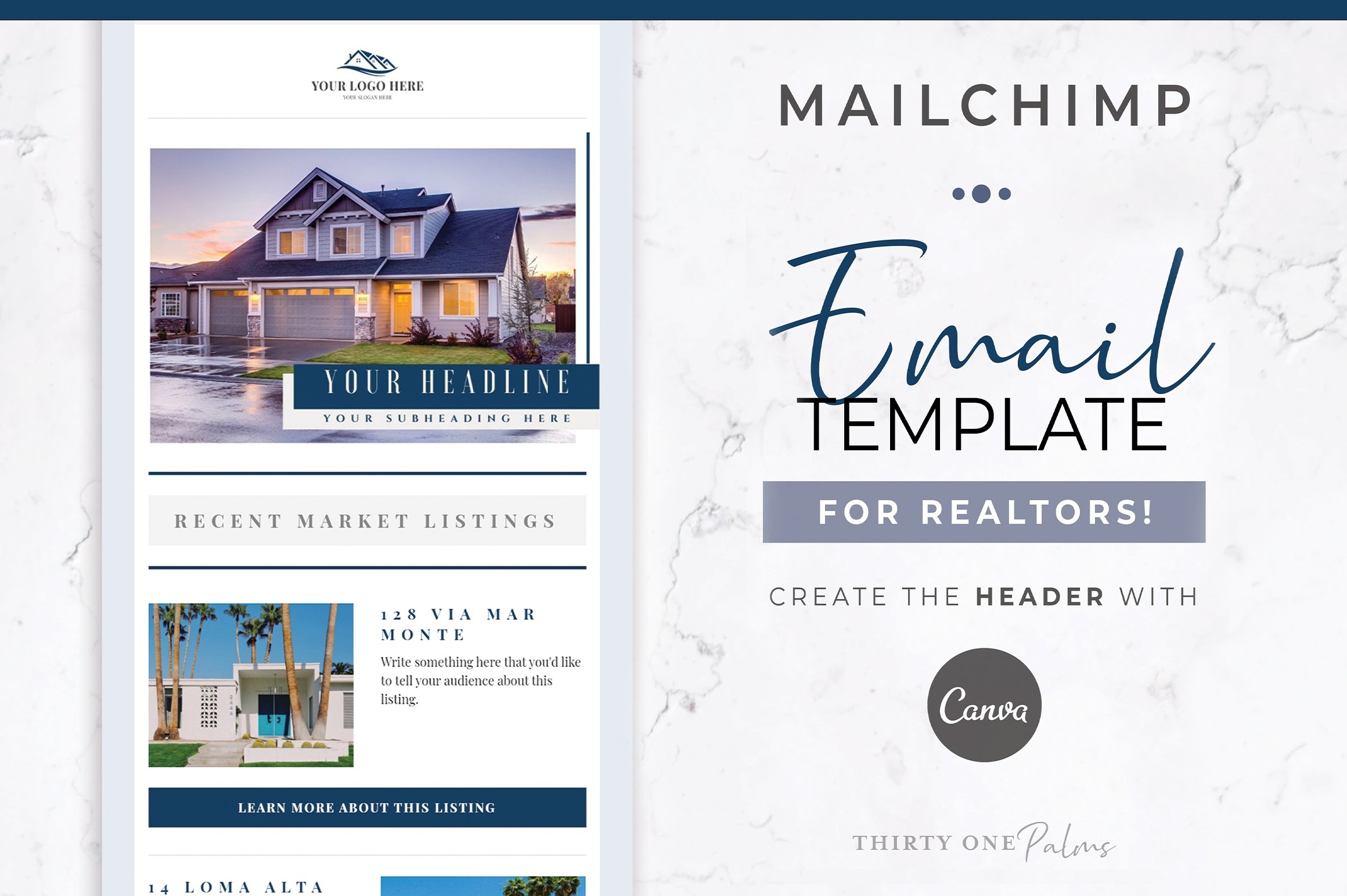 Email Template For Mailchimp Canva Real Estate Realty Email Template For Mailchimp Canva Real Estate Realty