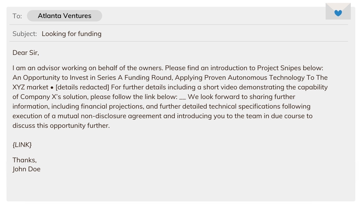 Examples Of Cold Outreach Emails To VCs Examples Of Cold Outreach Emails To VCs