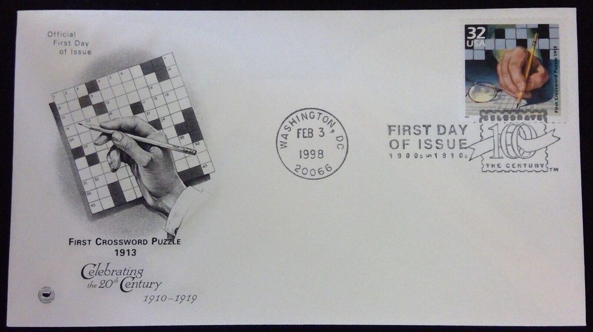 first crossword puzzle 1913