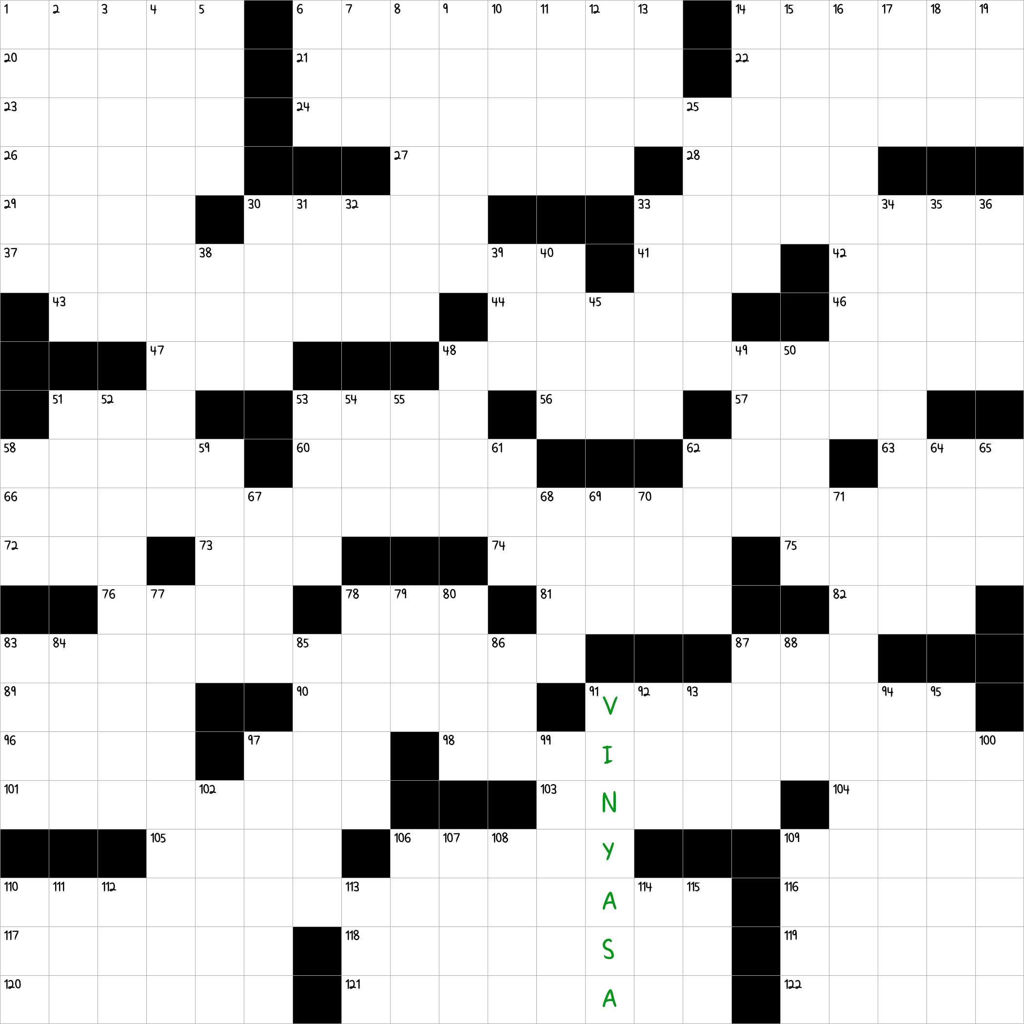yoga position crossword clue