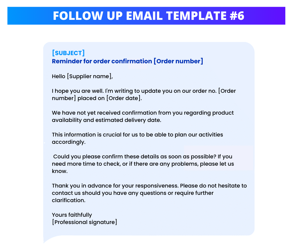 Follow Up Email Template 12 Free Examples To Get Answers 
