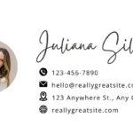 Free And Customizable Email Signature Templates Canva